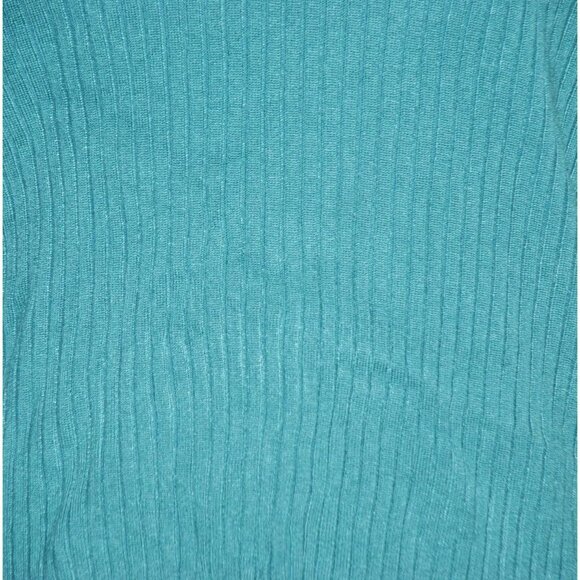 NWT Cato Est. 1946 Green Pullover Sweater Size XL Open Long Sleeve V-Neck Ribbed - Picture 3 of 12
